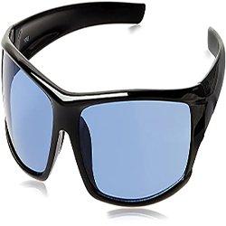 Black Wraparound Fastrack Men Sunglasses P223BU2