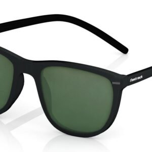 Fastrack Black Wayfarer Sunglasses For Men P365GR2