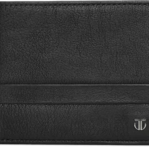 Titan Black Bifold Leather RFID Protected Wallet for Men TW260LM1BK