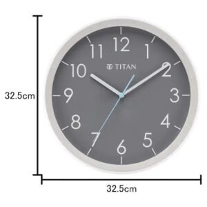 Contemporary Grey Dial Grey Color Silent Sweep Technology – 32.5 cm x 32.5 cm (Medium) W0055PA03