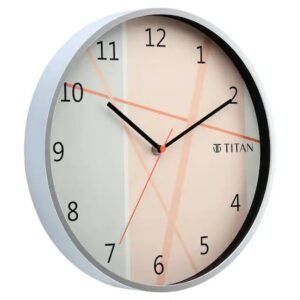 Trendy & Modern looking Multi-coloured Dial Wall Clock Inspired from Cherry Blossom – 30.5 cm x 30.5 cm (Medium) W0062PA01