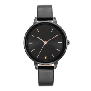 Fastrack Glitch Black Dial Analog Watch for Women 6234NL01