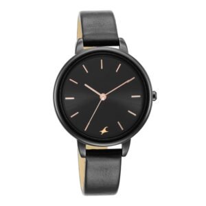 Fastrack Glitch Black Dial Analog Watch for Women 6234NL01
