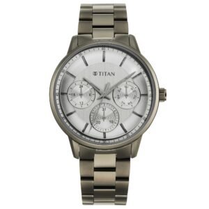 Titan Urban Magic Grey Dial Stainless Steel Strap Watch 90133QM01