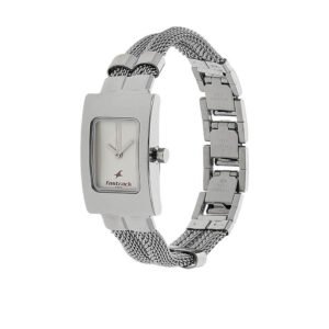 Fastrack Silver Dial Analog Watch for Women 2049SM09