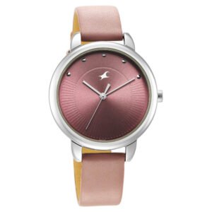 Fastrack Stunners Dial Analog Watch with Purple strap for Women 6282SL02