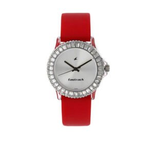 Fastrack Silver Dial Analog Watch for Women 9827PP08