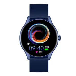 Titan Evoke Blue Dial Smart Silicone Strap Watch 90172AP02
